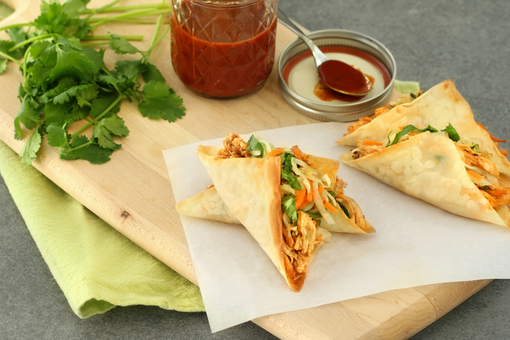 Mouth-watering Crispy Chicken Wonton Tacos: Taste Buds Satisfied!